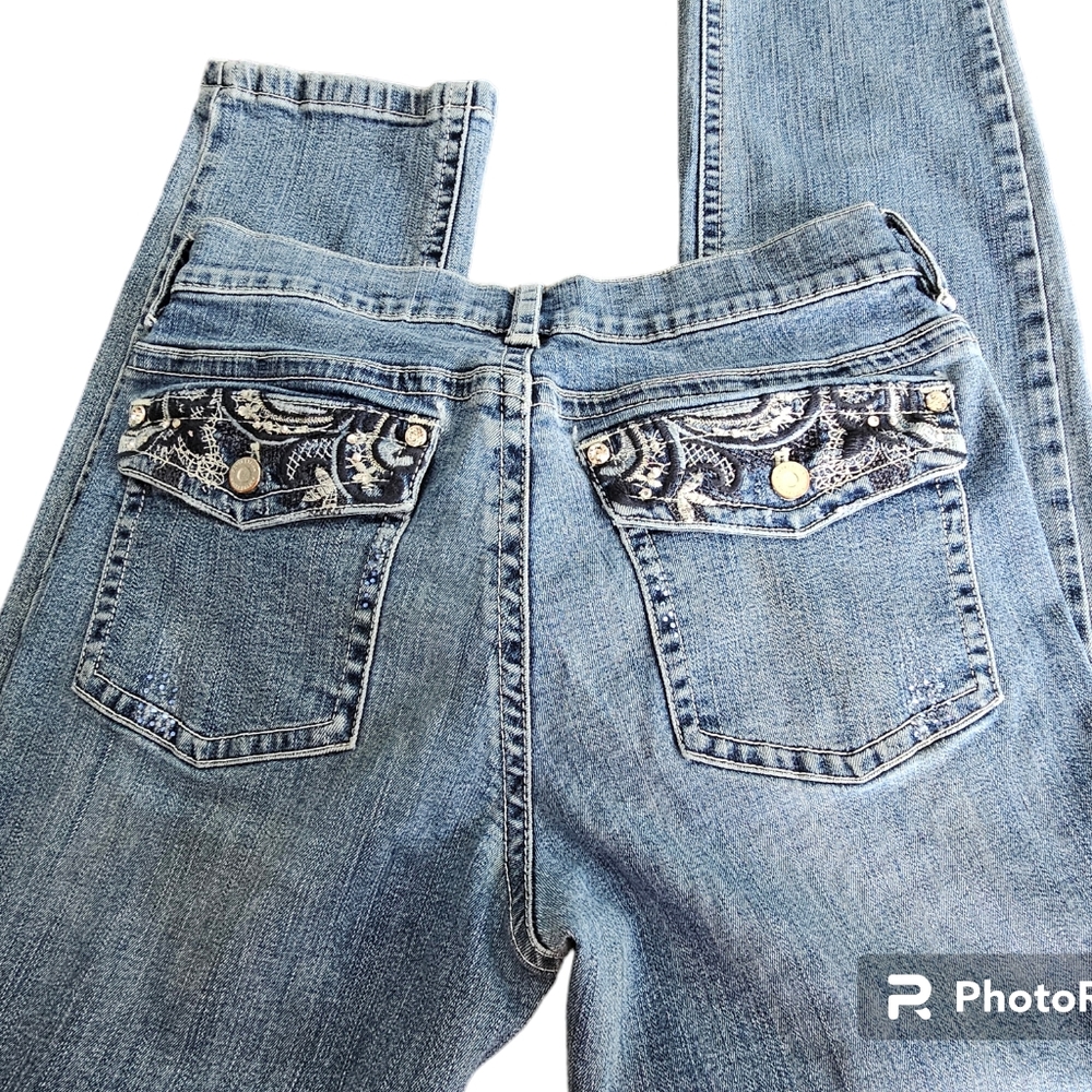 Black House White Market size 8 women's jeans, with bling! - Picture 6 of 13